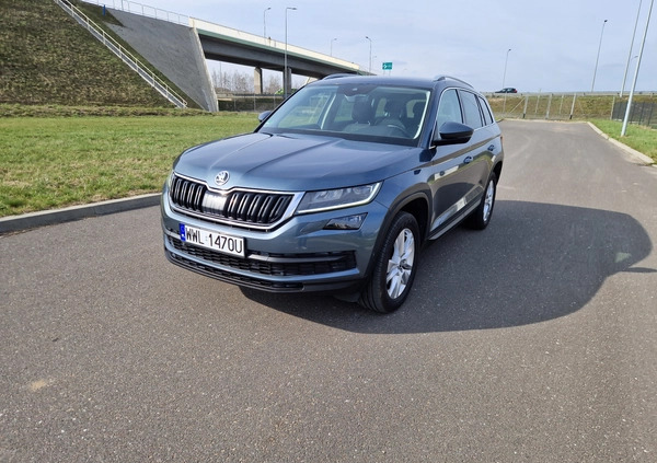 Skoda Kodiaq cena 82000 przebieg: 300000, rok produkcji 2018 z Tarnogród małe 781